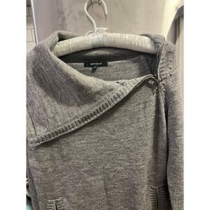 Abahouse Japanese Streetwear Grey  Wool fisherman style Size 2 warm minimalist